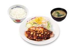 松屋が日本ハムとコラボ！豪快な厚切り肉を使用した「雪国育ちトンテキ」が24日から販売