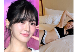 夏先取りの“開放的スイムウェア”で注目された『イカゲーム3』女優、CKアンダーウェアで寝室妖艶ポーズ【PHOTO】 画像