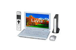 NEC、モバイル性とAV機能を両立した1.6kgのB5ノート「LaVie A」 無線TVチューナー付きも 画像