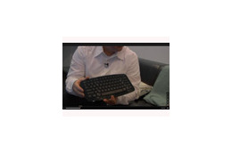 【ビデオニュース】米マイクロソフト、超薄型のワイヤレスキーボード 画像