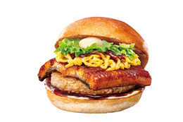 ロッテリアから「うな丼バーガー」登場！土用の丑の日に合わせ16日より期間限定で発売