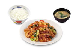 たっぷり野菜が美味しい本格中華！松屋、ピリ辛本格中華タレ使用の「回鍋肉」を15日より販売