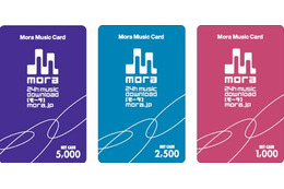 MoraがNET CASH決済を採用〜専用カード「Mora Music Card」11/1発売 画像