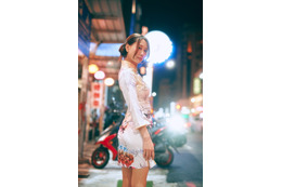 元SKE48・古畑奈和、3年半ぶりの写真を台湾で撮影！しなやかボディライン際だつチャイナドレス姿