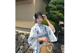 17歳の制コレ美女・百田汐里、今年初の浴衣姿を公開！京都・嵐山を満喫