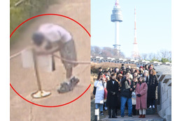K-POPアイドルの誕生日イベントで事務所が文化遺産にステッカーを貼る問題行動　韓国教授が自国民に一喝 画像