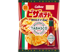 さわやかな酸味とピリッとした辛み「ピザポテト タバスコソース風味」18日より発売