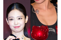 もはや事件…胸にハローキティ　BLACKPINK・ジェニーの“挑発的衣装”が話題「これを着こなすなんて」【PHOTO】 画像