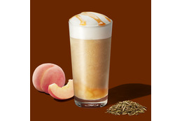スタバ、ふんわりムースの「白桃とほうじ茶」ティーフラペチーノを発売！ティー&カフェ店舗限定で9月3日登場