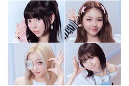 日本人メンバー所属のUNIS、日本SG『もしもし♡』9月12日リリース！メンバー4人のコンセプトビジュアル解禁 画像