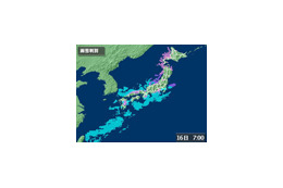 首都圏でまた雪? 3時間後まで確認できる「雨雪判別」 画像
