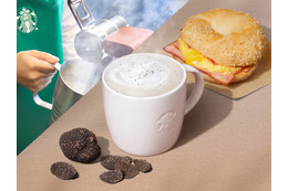 スタバ初のスープメニューが14日発売！香り高い“黒トリュフ”入りの「スープチーノ」が登場