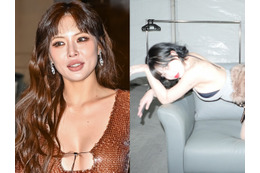 ステージ上で失神したヒョナ、大胆ポーズの控室オフショット公開「ありがとうございます」【PHOTO】 画像