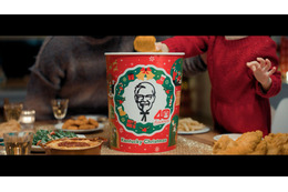 KFC、クリスマスの人気商品「パーティバーレル」発売から今年で40年！1985年からの歴史を新CMで表現