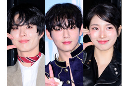 パク・ボゴム、BTS・V＆女優スジとの豪華3ショット公開！“国宝級ビジュアル”の集結に反響続々【PHOTO】 画像