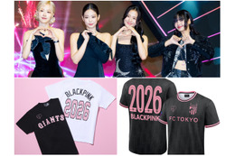 BLACKPINK、東京ドーム公演記念！読売ジャイアンツ・FC東京とのコラボグッズ販売へ 画像