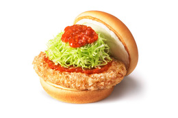 にんにくの香りが食欲そそる！モスバーガー、「ガーリックトマトのとり竜田バーガー」28日に新発売