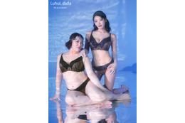 バービー＆風吹ケイ、エレガントなランジェリー姿！“自然への回帰”テーマの新ビジュアル公開