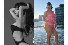 衝撃の“スイムウェア姿”で妊娠説も…韓国女性ユーチューバー、別人級ビフォー写真公開しダイエット宣言 画像