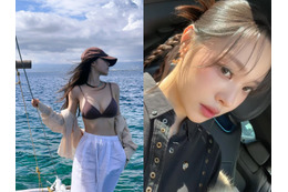 女性がん闘病を公表していた韓国芸人の妻、海外リゾートで見せた健康的な“美スタイル”に反響「もう心配いらない？」 画像