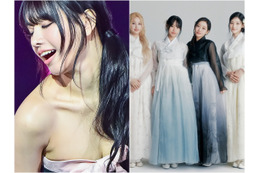 刺激的な大胆衣装から一転、清楚に…日本デビューも果たしたKISS OF LIFE、民族衣装で旧正月の挨拶 画像