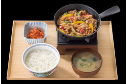 吉野家、20日より新商品「牛プルコギ定食」を販売