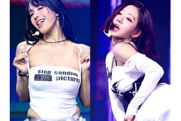 本当にアイドル？ はち切れそうな“圧勝ボディ”　ナッティ＆ジュリーの試着室SHOTに「これは強すぎる」 画像