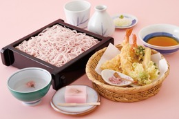 桜の風味香る春限定メニュー「さくらそば御膳」が登場！1966年創業の蕎麦店が4月12日まで販売