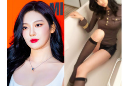 短すぎない…？aespa・ニンニン、“超ミニ丈”で太もも全開！バスタブで見せた大胆ポーズに悶絶 画像