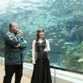 水族館のスペシャリストで、現・日本モンキーセンター園長の下村実氏と SKE48 鎌田菜月