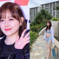 スイムウェア姿で“Dライン”を堂々披露…元K-POPアイドル、沖縄での近況写真に注目 画像