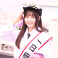 小杉怜子、海上自衛隊イベントで1日艦長に就任！幼少期からの“自衛隊愛”も披露