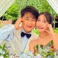 ファンだった14歳上の韓国俳優と結婚した日本人妻、第2子妊娠中の白ワンピ姿で“うっすらDライン”