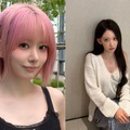 「思わず叫んだ」LE SSERAFIM・宮脇咲良、別人級の黒髪ロングにイメチェン！“女神ビジュ”で魅了 画像
