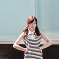 「実は昔から ボーダーが 好きish.」小栗有以、ノースリーブのファッション投稿！ファン絶賛 画像