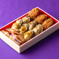 【広島牡蠣専門店 千両屋】牡蠣三昧と煮穴子の贅沢弁当2,484円(1折)
