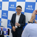 H.I.S. Mobile代表取締役社長の猪腰英知氏【撮影/平木昌宏】