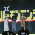 (左から)山田杏奈、山田裕貴、阪元裕吾監督【撮影:平木昌宏】