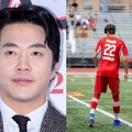 父譲りの“180cm超”高身長…俳優クォン・サンウの息子、サッカー場での姿に注目「モデルみたい」 画像