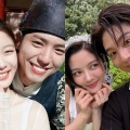 自撮り公開！俳優パク・ボゴム＆女優キム・ユジョン、『雲が描いた月明り』10年後も愛らしい2人 画像