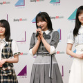 （左から）櫻坂46・森田ひかる、日向坂46・大野愛実、乃木坂46・池田瑛紗【撮影：平木昌宏】