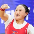 “北朝鮮”という呼称に不快感、韓国人記者の質問に回答拒否 世界新で金獲得の重量挙げ女子選手【アジア大会】