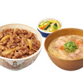 牛丼(並盛)+とん汁みそらーめんおしんこセット