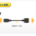 ノートPCと接続するイメージ