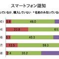 スマートフォンの認知