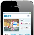 iPhone版「GREE」プロフィール画面