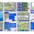 登山用を思わせるナビ画面の一覧