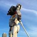 ガンダム 東静岡の実物大ガンダムに赤いシャア専用ザクがARで登場