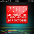 【パリモーターショー10】仏自動車誌、iPhoneアプリで公式ガイド…報道向けも 仏オトプリュス誌によるiPhone/iPod touch用アプリケーション