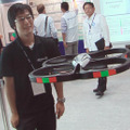 「AR.Drone」のデモ